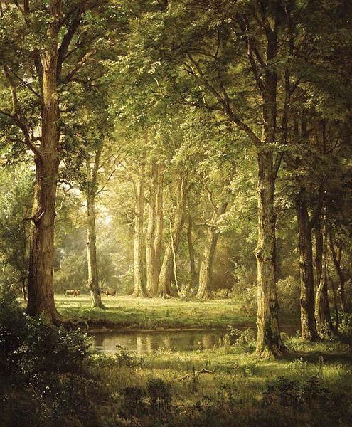 William Trost Richards Early Summer Norge oil painting art